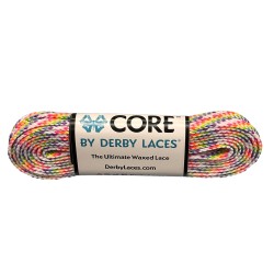 DERBY LACES - WHITE RAINBOW