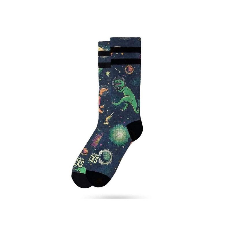 SPACE DINO - MID HIGH - CHAUSSETTES