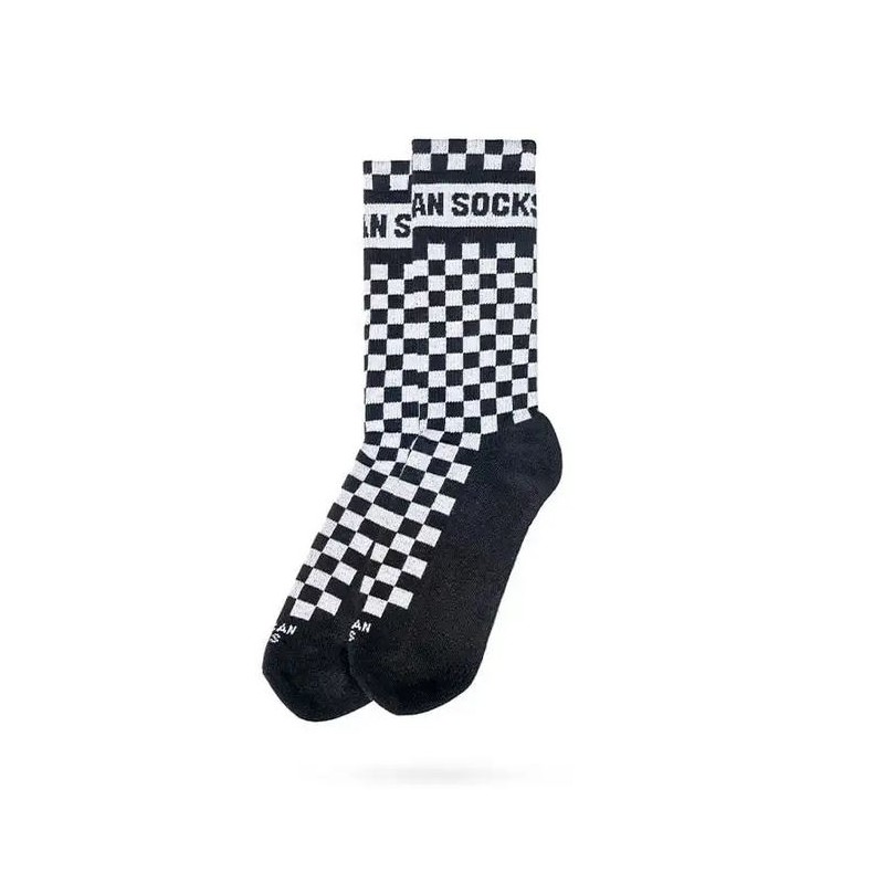 MID HIGH - CHECKERBOARD- AMERICAN SOCKS