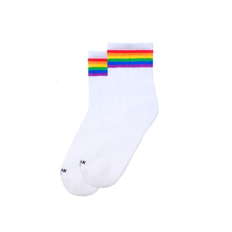 RAINBOW PRIDE - ANKLE HIGH  - AMERICAN SOCKS