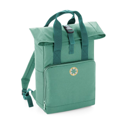 ROLL TOP BACKPACK GREEN  -...
