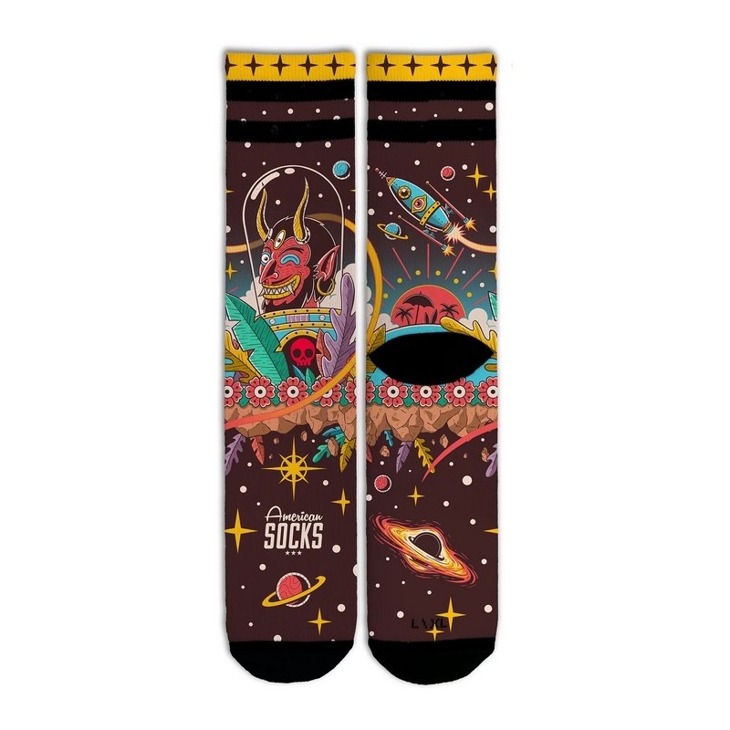 SPACE HOLIDAYS- MID HIGH - CHAUSSETTES
