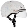 S-ONE LIFER VISOR - White Glitter