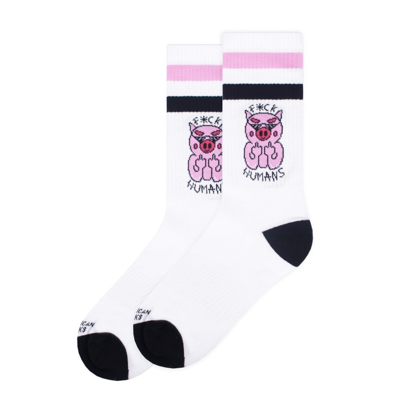 MID-HIGH - F*CK HUMANS - AMERICAN SOCKS