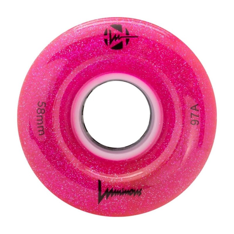 GLITTER PINK 97A LUMINOUS WHEELS (PAR 4)