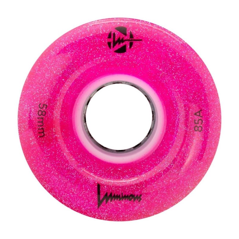 PINK GLITTER 85 A - WHEELS (4 PACK )