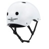 WHITE GLOSSY Triple Eight Deep Cover HELMET
