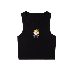 HELL NO KITTY Crop Top...