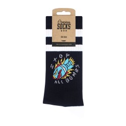 MID-HIGH - STOP ALL BOMBS - AMERICAN SOCKS