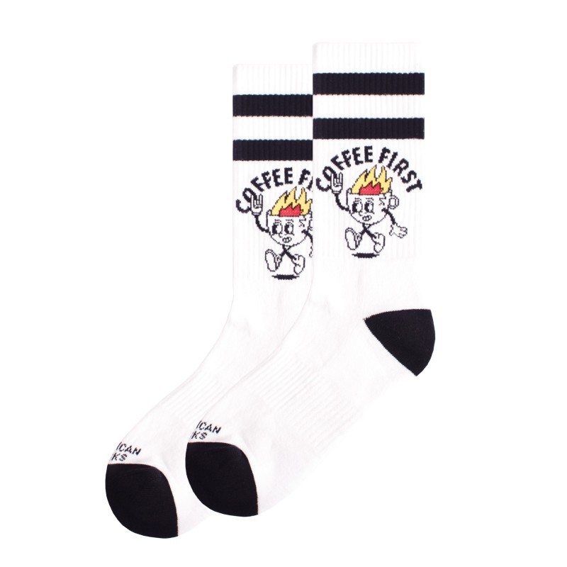 MID-HIGH - COFFEE FIRST - CHAUSSETTES