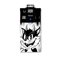 EVIL CAT - MID HIGH - AMERICAN SOCKS