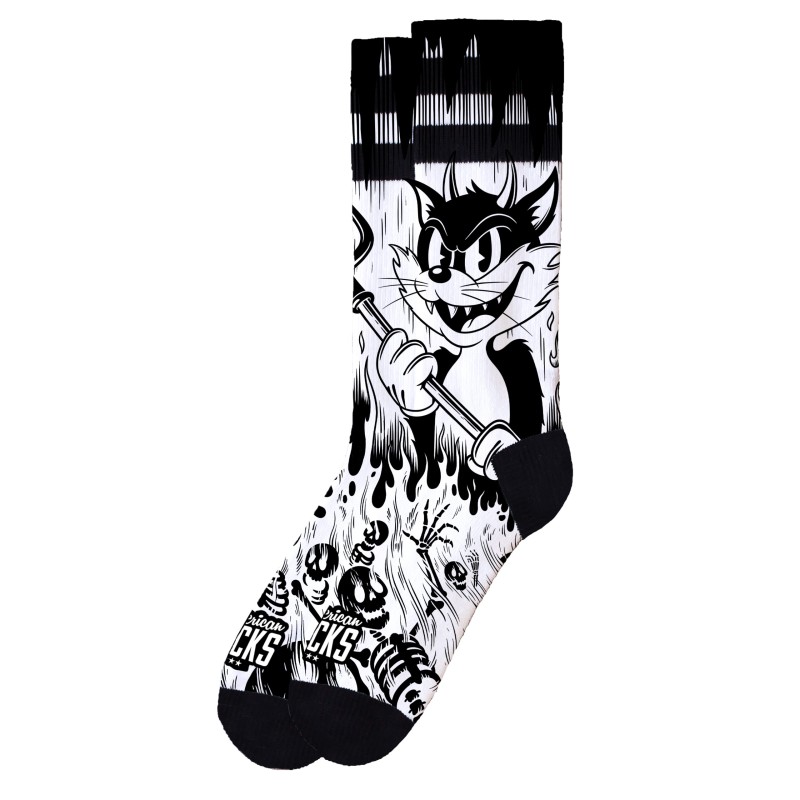EVIL CAT - MID HIGH - CHAUSSETTES
