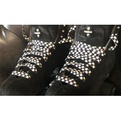 Checkered Black and White - DERBY LACES