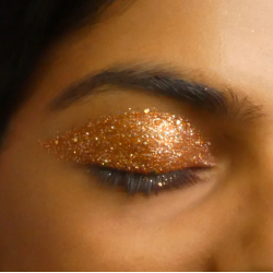 Metallic Orange Glitter