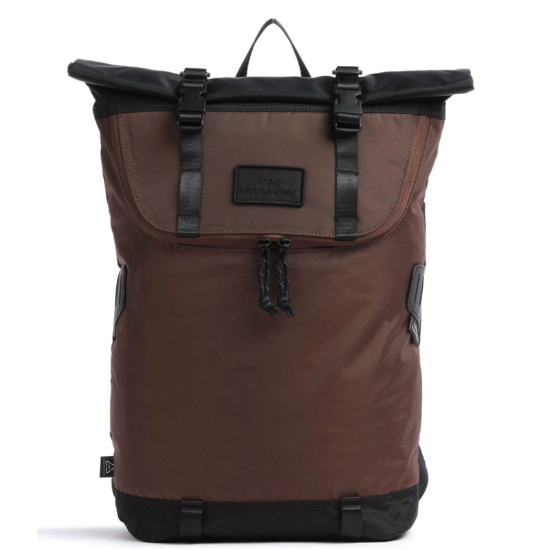 Doughnut Christopher Go Wild Series – 18L Roll-Top Backpack black & Brown